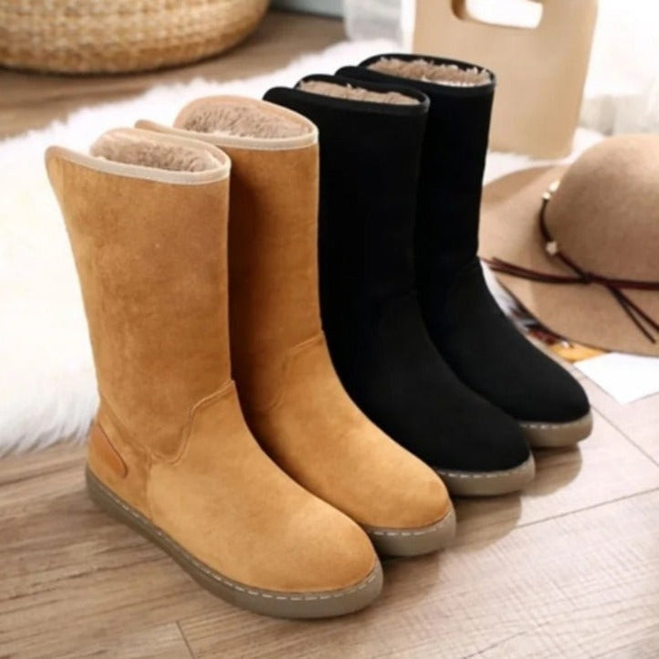 Eliza wasserdichte hohe Stiefel mit Pelzfutter Drune