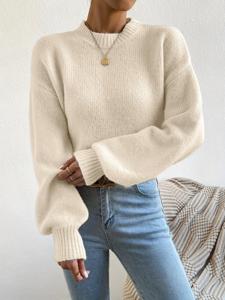 Drune | Oversize Strickpullover mit Rundhalsausschnitt – Weich & stylisch für kalte Tage