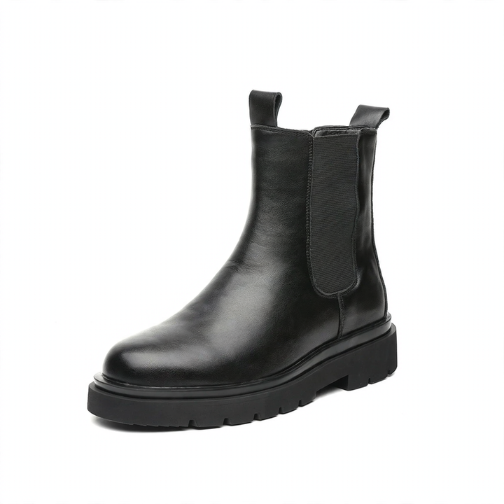 Herren-Stiefeletten 6032, gefüttert, Chelsea-Stil