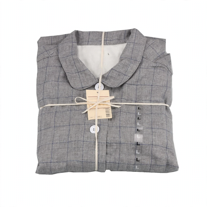 Leichter Baumwoll-Schlafanzug, doppellagig, Unisex