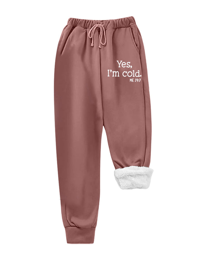 Drune | Aus Fleece mit Buchstaben Print