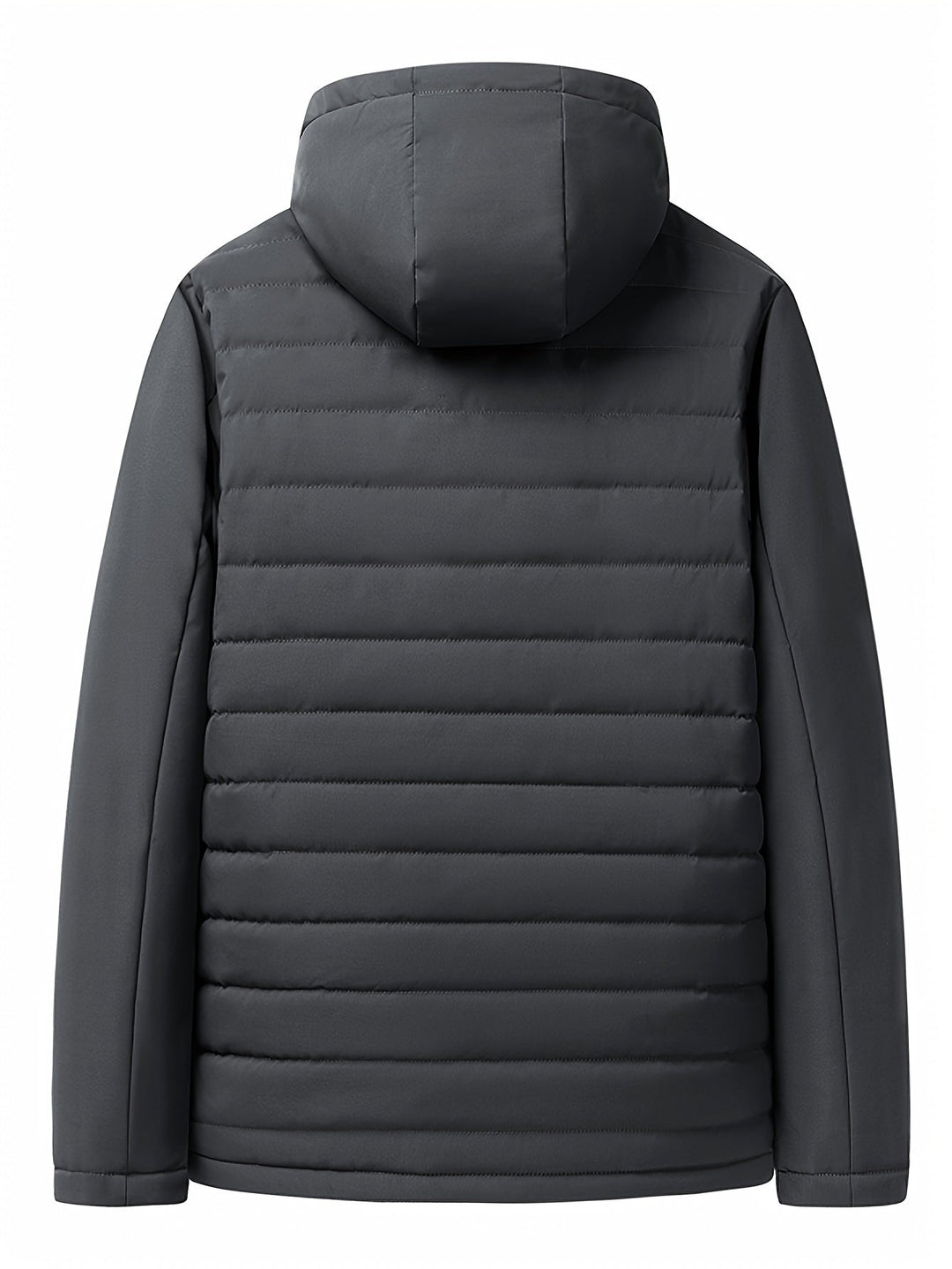 Drune | Stylische Winterjacke für Männer - Warme, wattierte Fleecejacke mit Kapuze