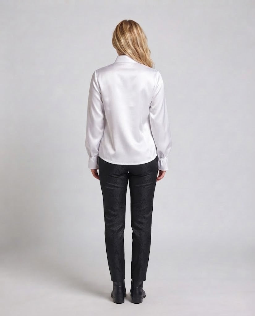 Damen Rüschbluse mit eleganten Details Drune