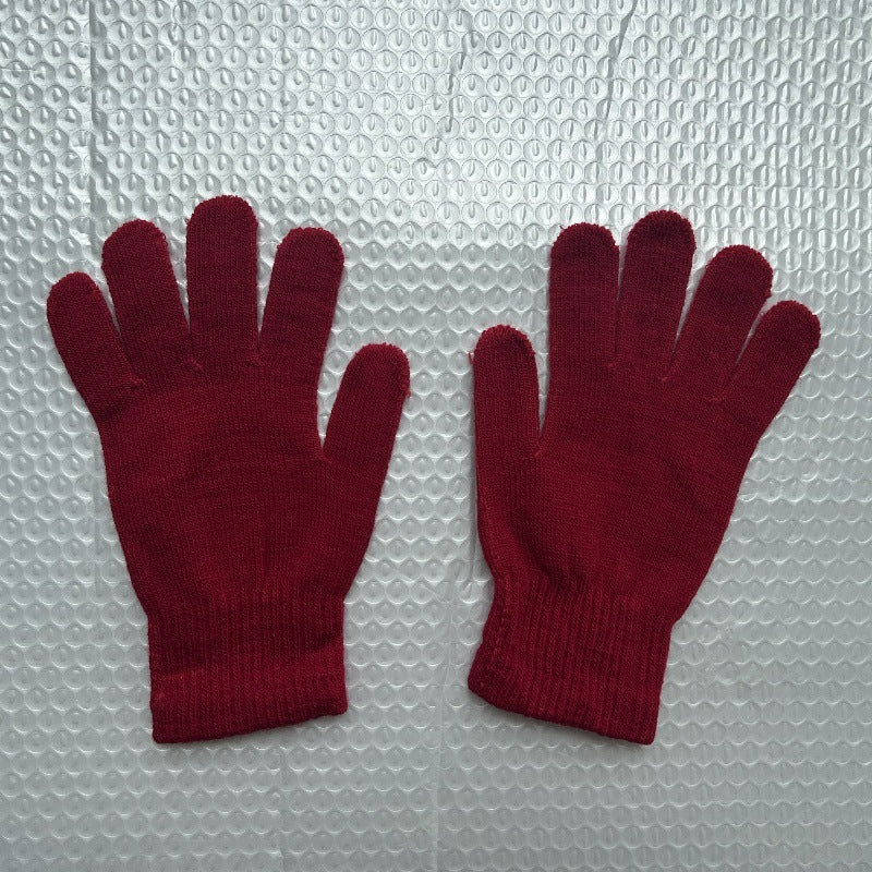 Herren Strickmütze und Schal Set, gefüttert, warm