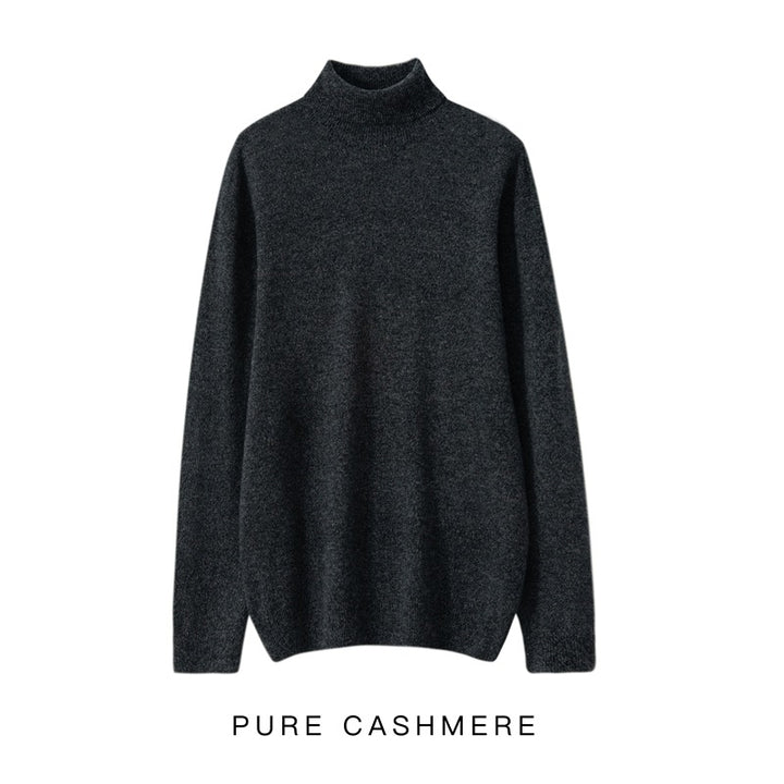 Herren-Rollkragenpullover aus 100% reiner Wolle