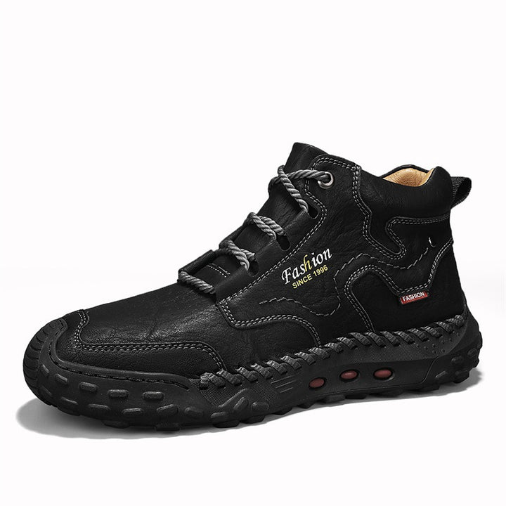 Herren-Stiefeletten, mittelhoher Schaft, gefüttert