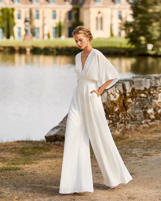 Drune | Lässiger Overall Mit Weitem Bein