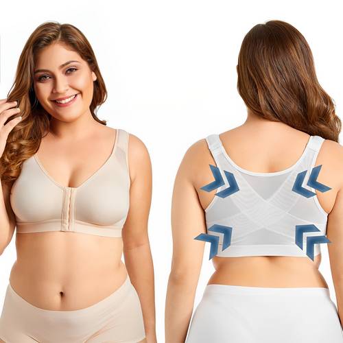 Drune | Damen Haltungskorrektur Bh Schwarz 2-In-1