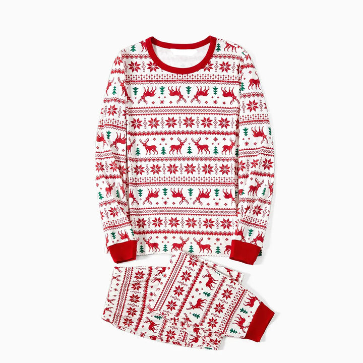 Weihnachts-Pyjama-Set für die Familie, festlicher Druck