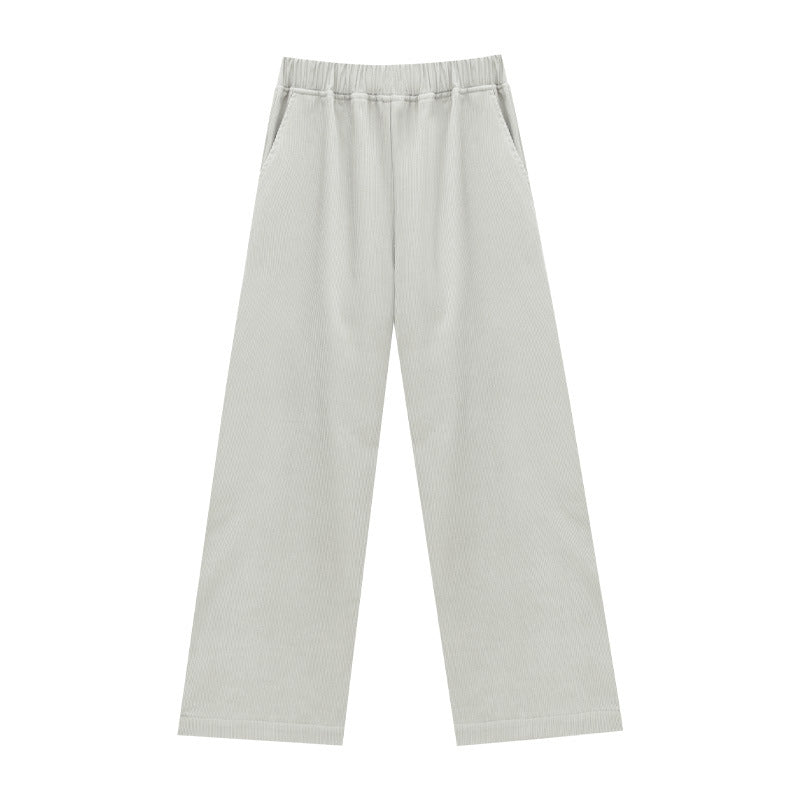 Gefütterte Damen-Cordhose mit geradem Bein