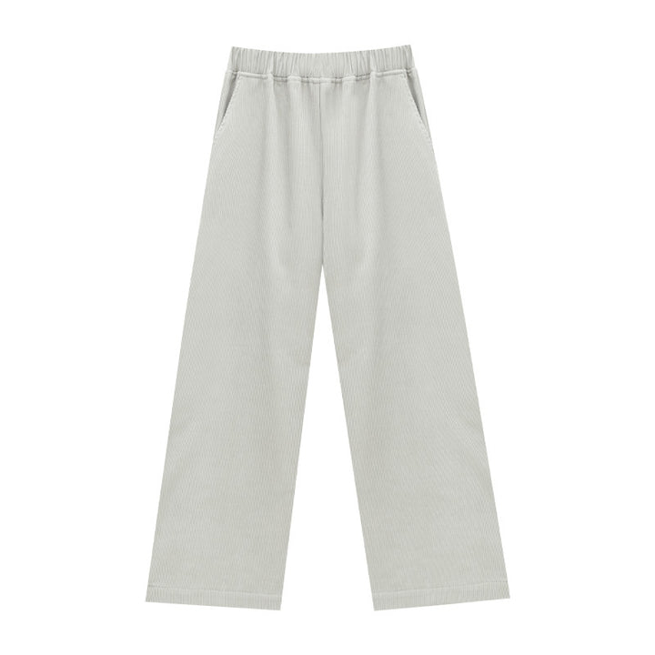 Gefütterte Damen-Cordhose mit geradem Bein