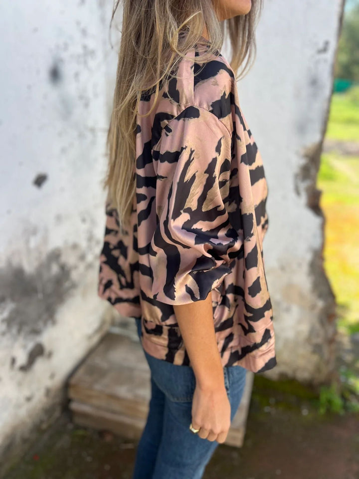 Drune | Damen-Bomberjacke mit Print
