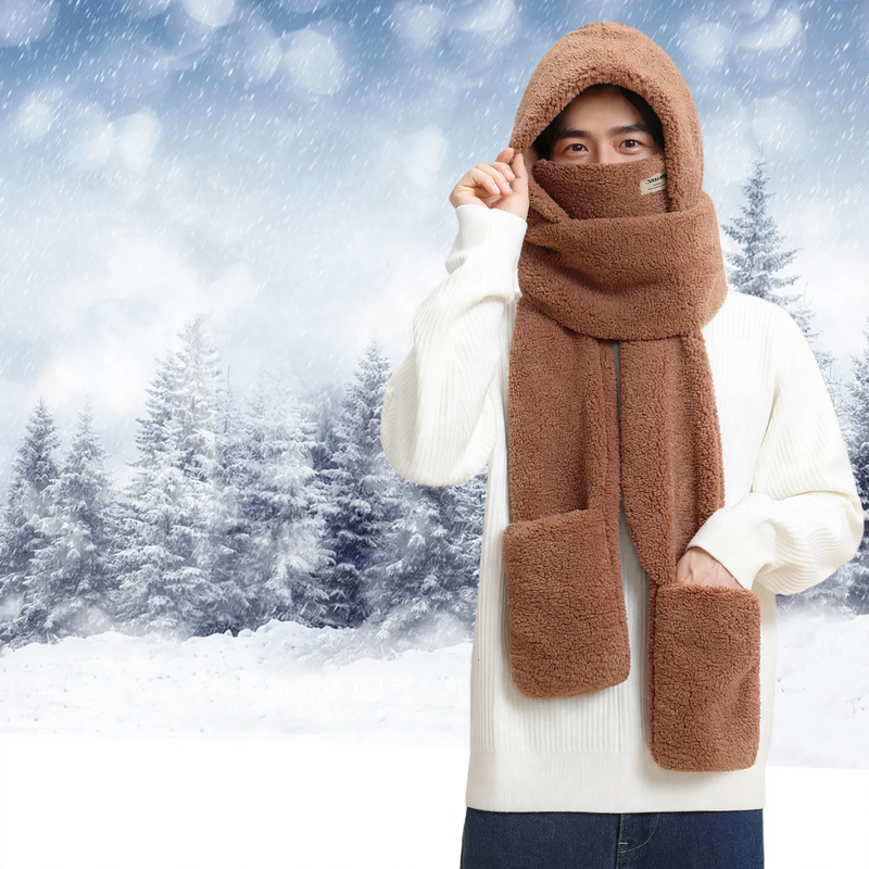 Winter-Set für Herren: Mütze, Schal und Handschuhe
