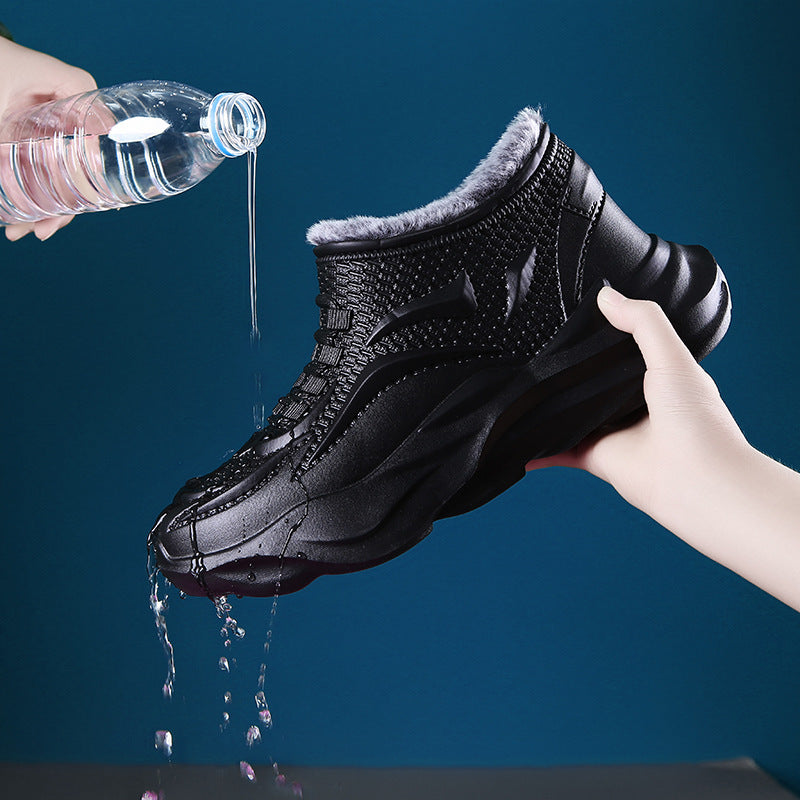Wasserdichte Herren-Winterstiefel, gefüttert