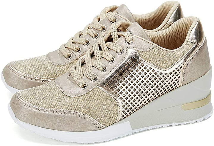 Drune | Orthopädische Sneakers mit Hohem Absatz und Keilabsatz