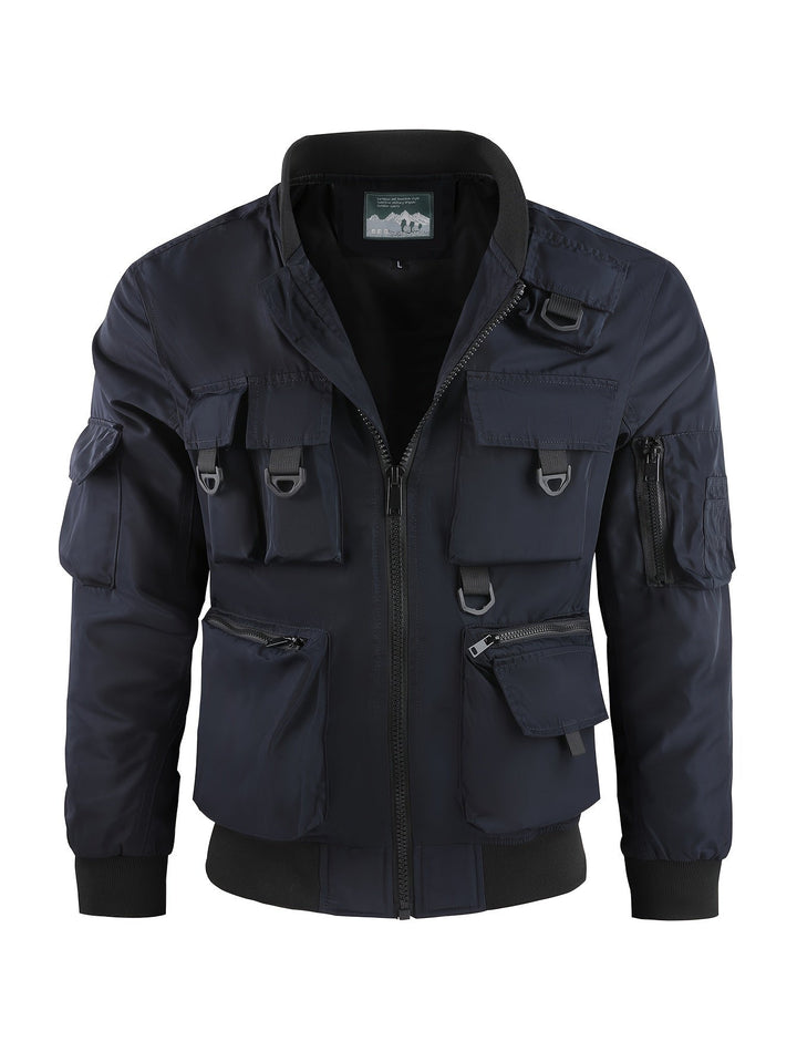 Drune | taktische Windjacke Cargo mit mehreren Taschen für Herren - Perfekt für Outdoor-Aktivitäten