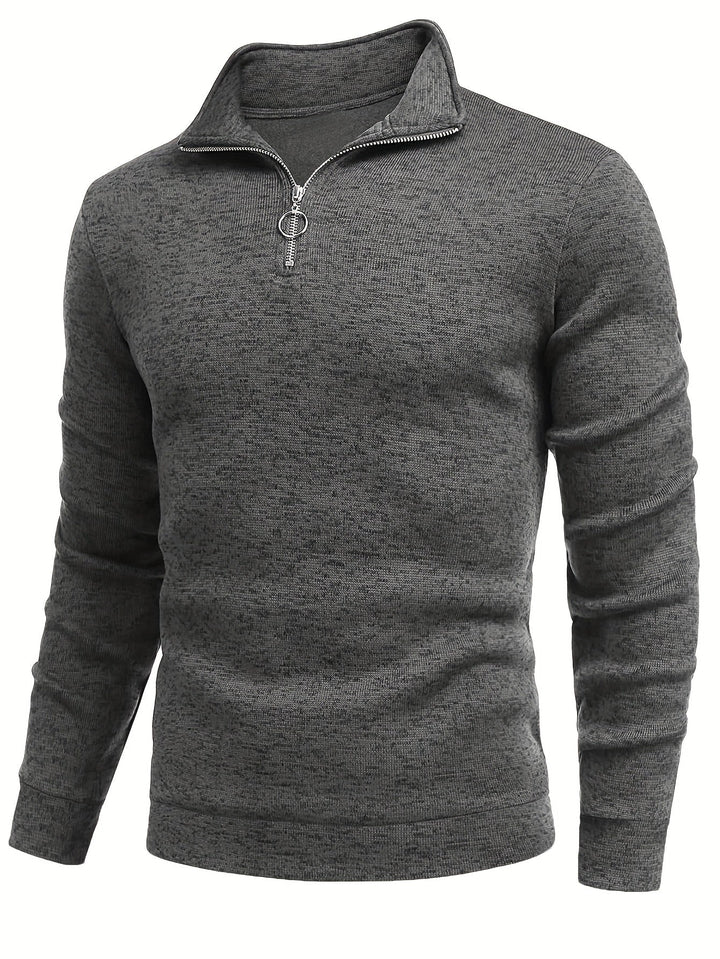Drune | Lässiger Pullover mit Reißverschluss für Männer
