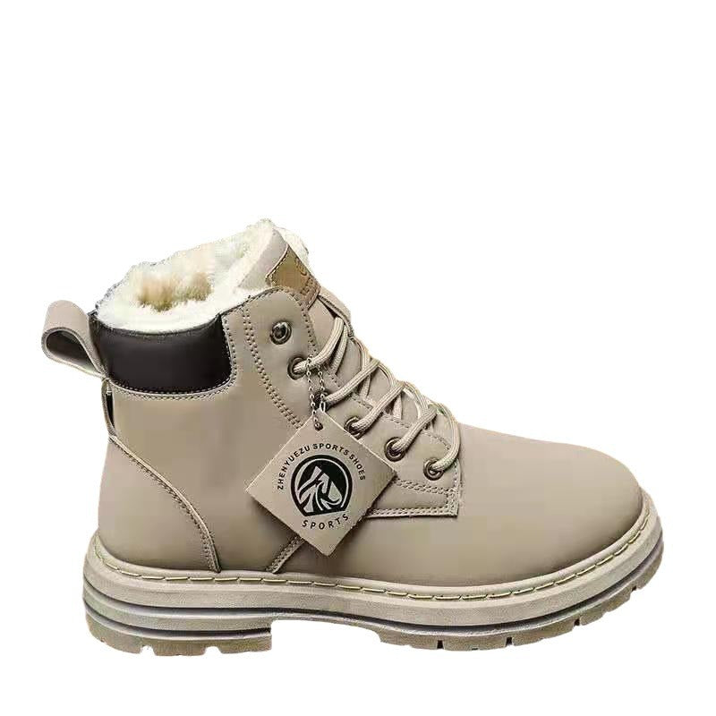Gefütterte Herren-Winterstiefel, warm, rutschfest