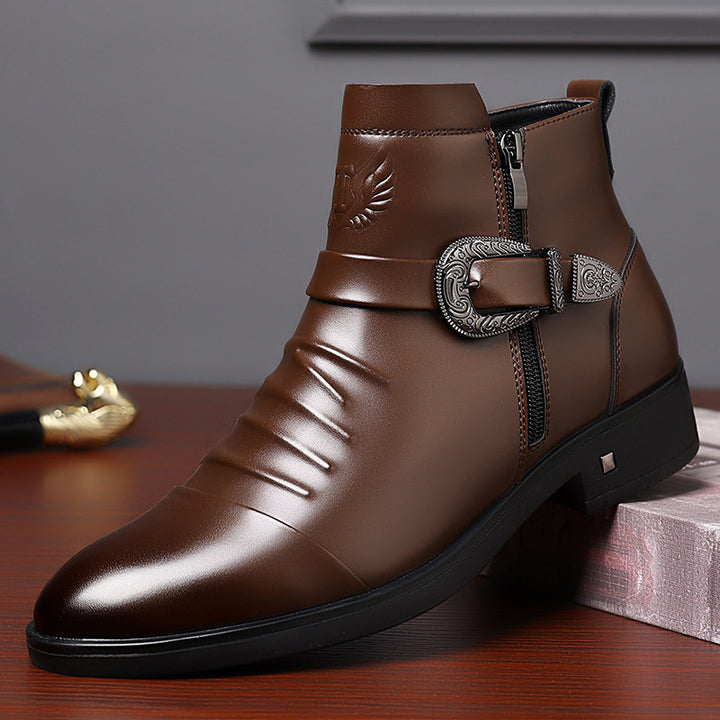 Herren-Business-Stiefel, wasserabweisend, warm
