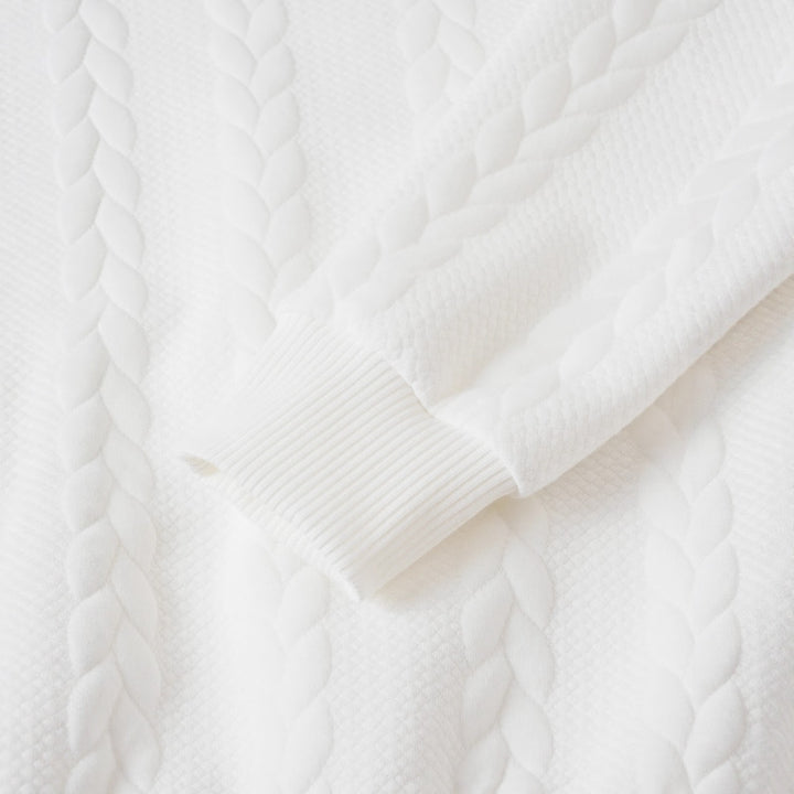Herren-Strickpullover mit Stehkragen, atmungsaktiv