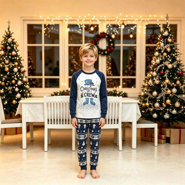 Weihnachts-Schlafanzug-Set für die ganze Familie