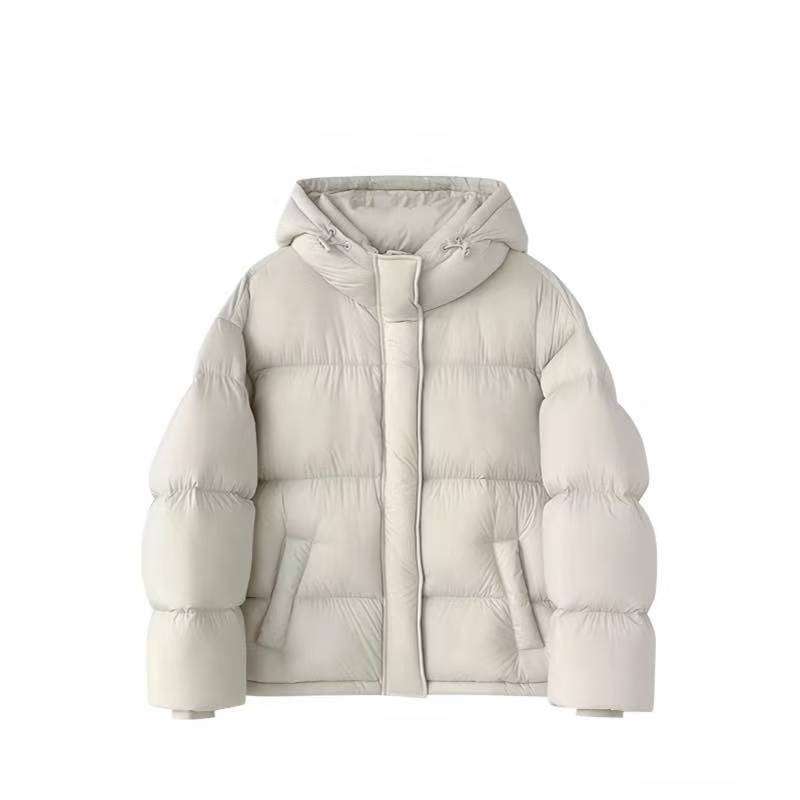 Kurze Daunenjacke mit Kapuze für Damen