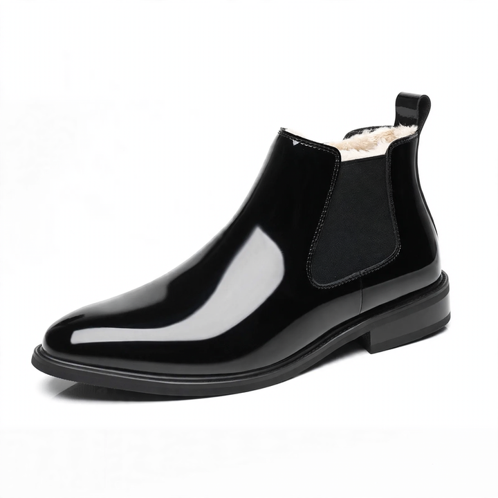 Herren Chelsea-Stiefel aus Leder mit optionaler Erhöhung