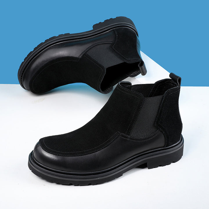 Herren-Chelsea-Stiefel, gefüttert, klassisches Design