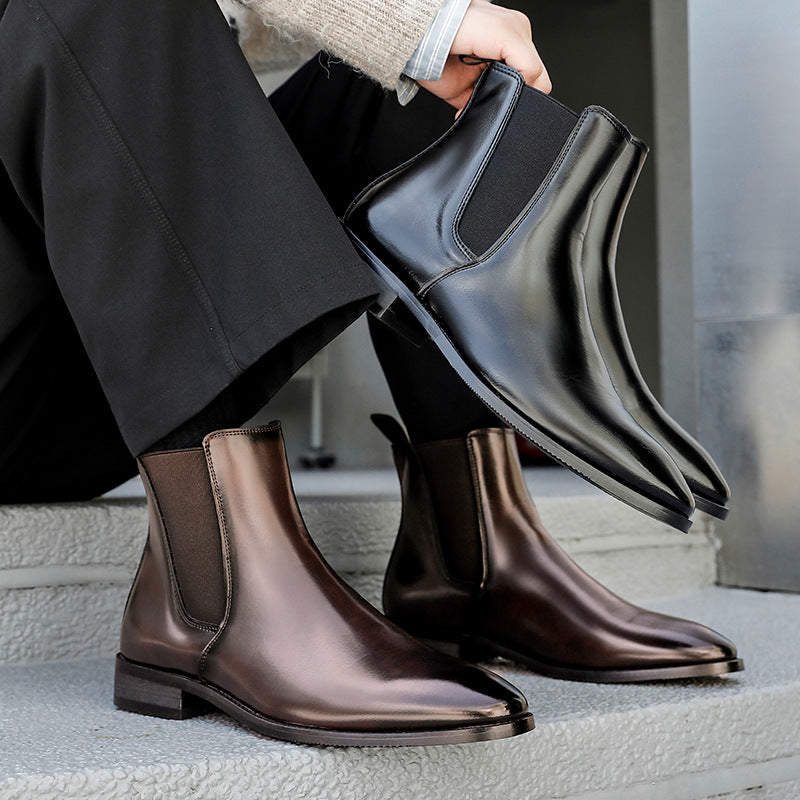 Herren-Stiefeletten, klassische Chelsea-Boots