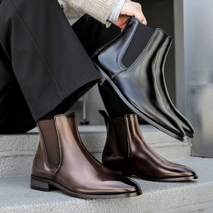 Herren-Stiefeletten, klassische Chelsea-Boots
