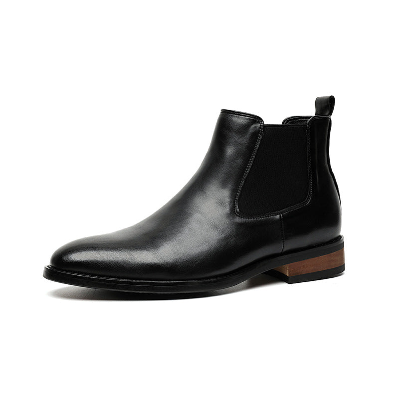 Herren-Chelsea-Stiefel, elegant, spitz zulaufend