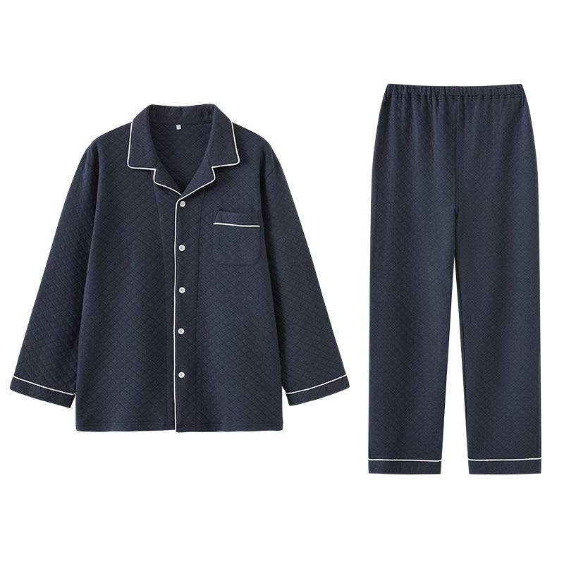 Warmer Unisex-Pyjama aus Luftpolster-Baumwolle