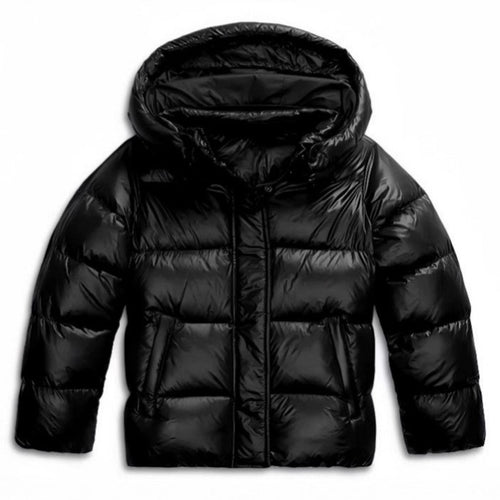 Gefütterte Damen-Kapuzenjacke im modernen Stil