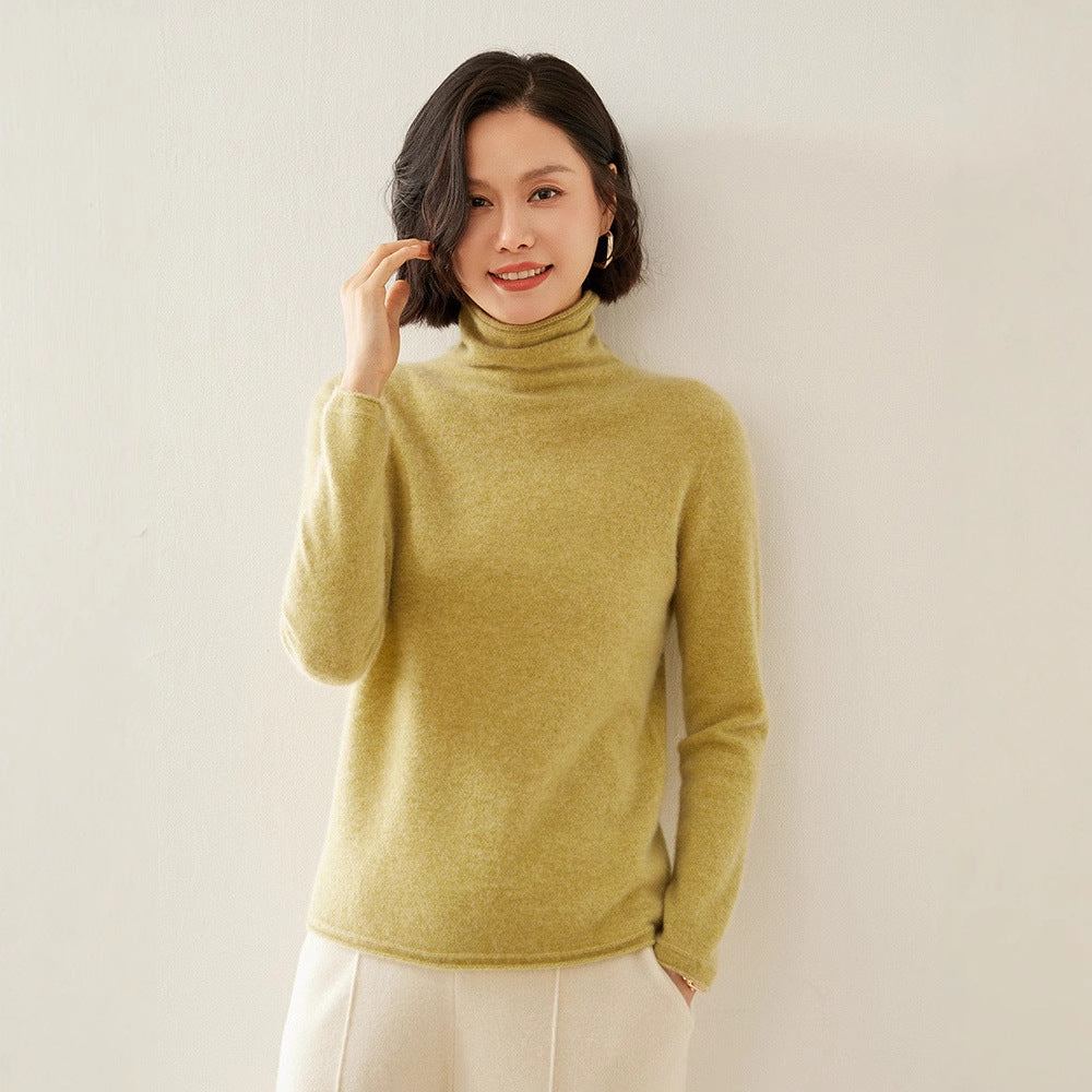 Kaschmir-Pullover mit Rollkragen