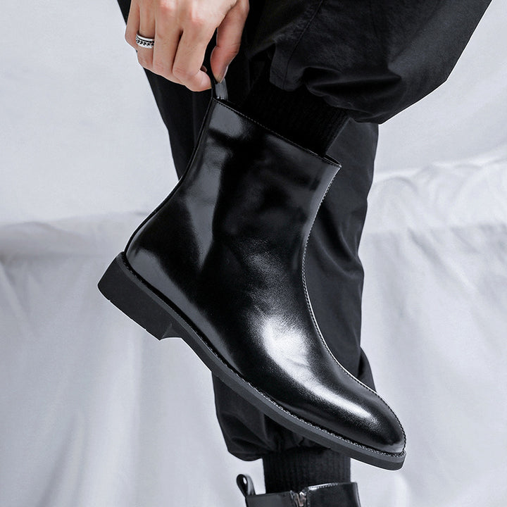 Herren Chelsea-Stiefel, Reißverschluss, 89757-R