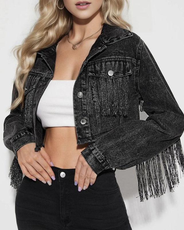 Drune | Zerrissene Jeansjacke
