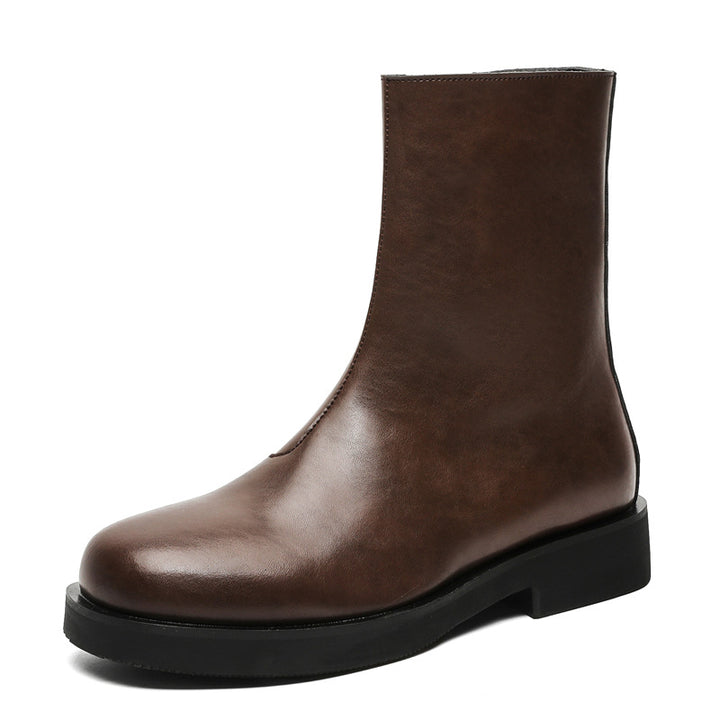 Herren-Chelsea-Boots, eckige Zehenpartie, Modell 66630-J