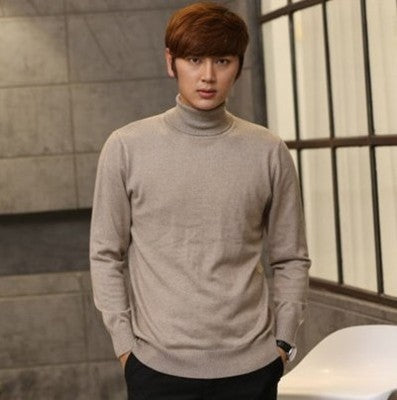 Herren-Strickpullover mit V-Ausschnitt