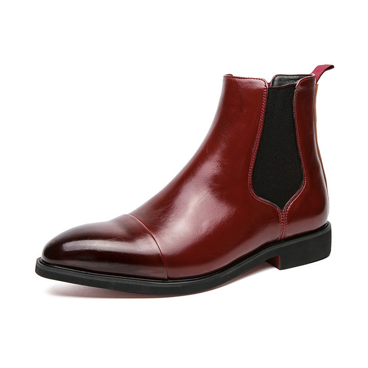 Herren-Chelsea-Boots, spitz zulaufend