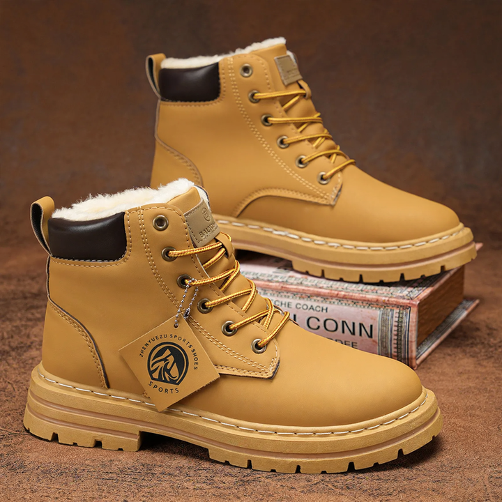 Gefütterte Herren-Arbeitsstiefel in Übergrößen