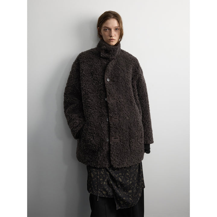 Teddy-Mantel, wendbar, Damen