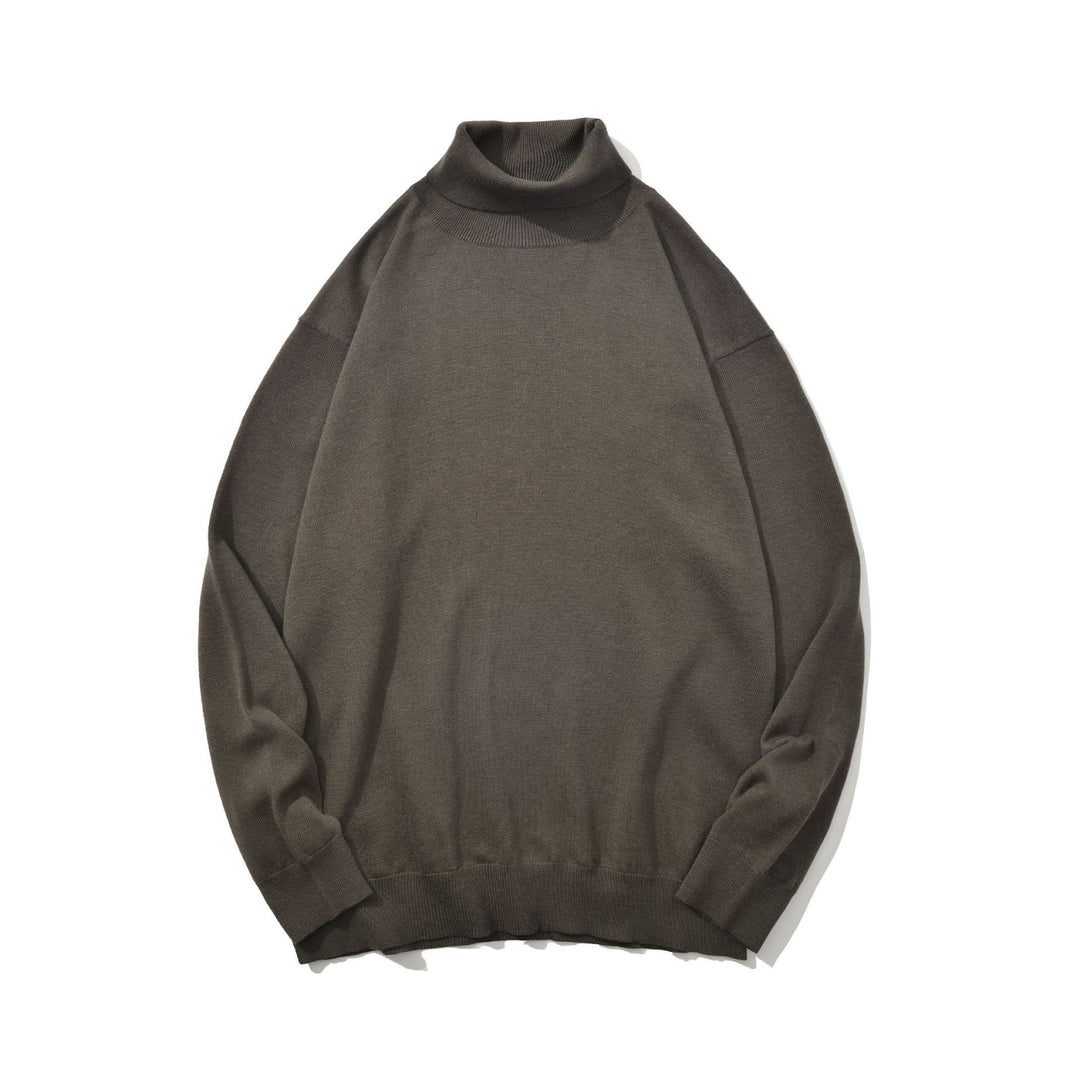Herren-Wollpullover, Rollkragen, 100% Wolle, dick