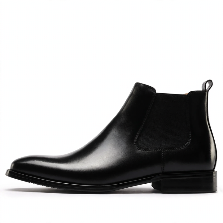 Herren-Chelsea-Boots aus Leder, britischer Stil