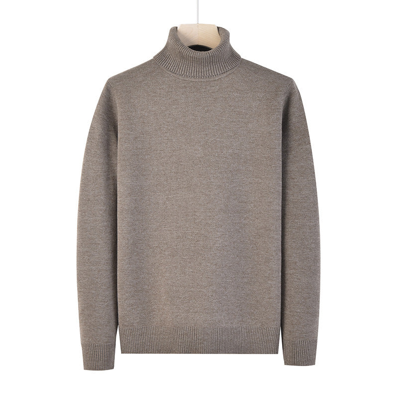 Herren-Rollkragenpullover, schmal geschnitten, 400g