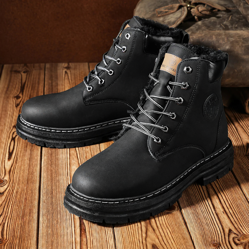 Herren-Stiefel, gefüttert, knöchelhoch, Winter