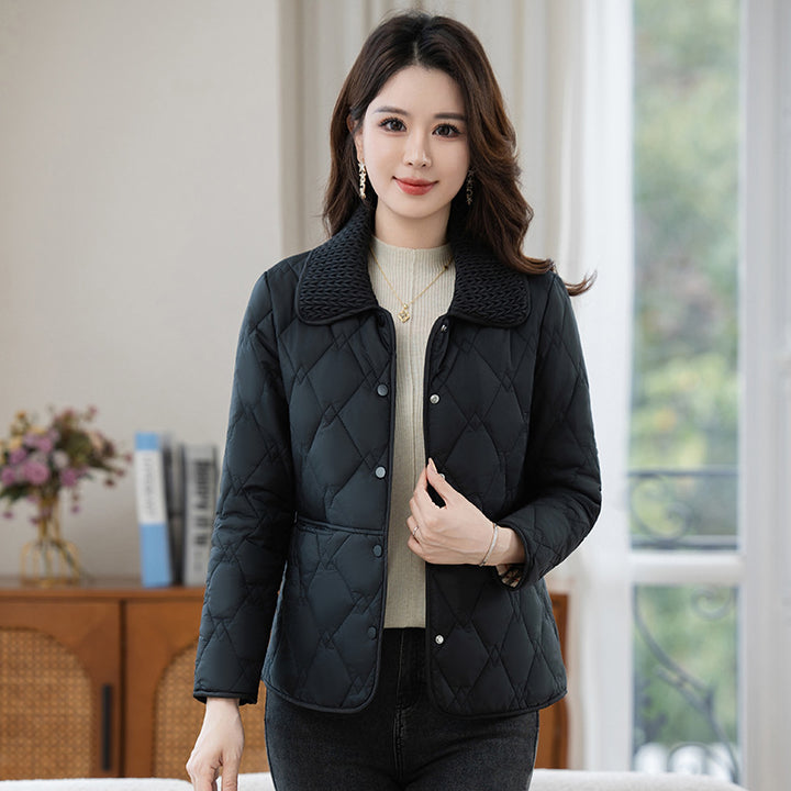 Leichte Damen-Steppjacke mit Reverskragen