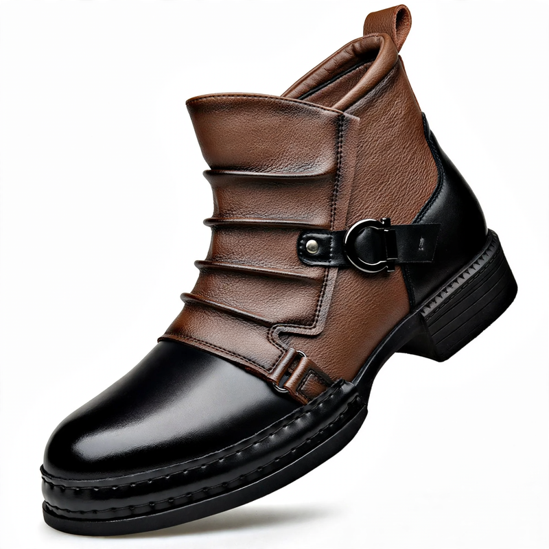 Herren-Stiefeletten im Chelsea-Stil mit seitlichem Reißverschluss