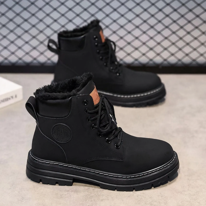Gefütterte Herren-Worker-Stiefel, wasserdicht