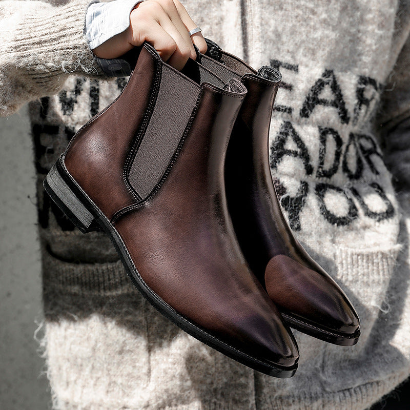 Herren-Stiefeletten, klassische Chelsea-Boots