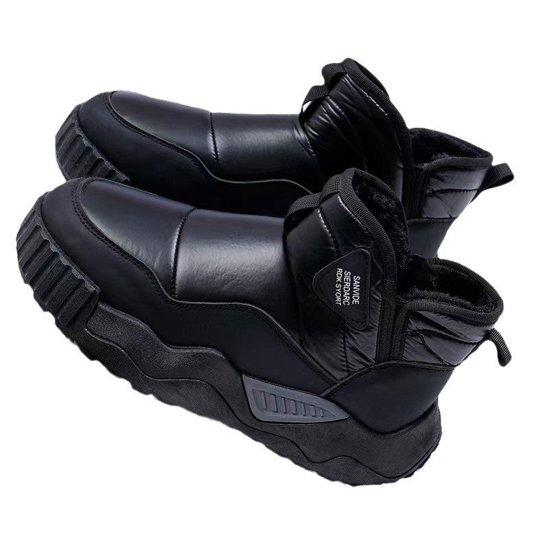 Gefütterte Herren-Winterstiefel, wasserabweisend, rutschfest